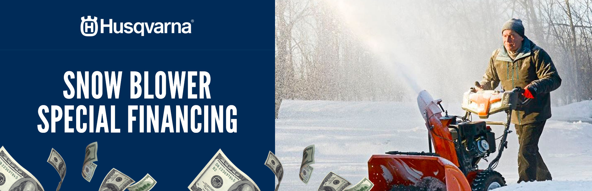 Husqvarna: Snow Blower Special Financing